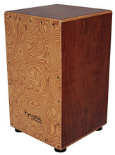 29 Series Bubinga Cajon With Makah Burl Front Plate for Cajons. Tycoon. Tycoon Percussion #TKS-29. Published by Tycoon Percussion.