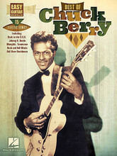 Best of Chuck Berry by Chuck Berry. For Guitar. Easy Guitar. Softcover. 56 pages.

15 classic songs from this rock & roll guitar icon from the '50s in accessible easy guitar arrangements with notes and tablature. Includes: Back in the U.S.A. • Johnny B. Goode • Memphis, Tennessee • No Particular Place to Go • Rock and Roll Music • Roll over Beethoven • Sweet Little Sixteen • You Never Can Tell • and more.