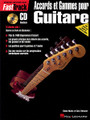 FastTrack Guitar Chords & Scales - French Edition for Guitar. Fast Track Music Instruction. Play Along. Softcover book with CD. Guitar tablature. 64 pages. Hal Leonard #039898. Published by Hal Leonard.

The fast way to find just the chord you need. This user-friendly reference book is jam-packed with over 1,400 chords and voicings and includes a jam session with 20 original songs using common chord progressions.
