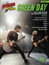 Green Day (Easy Guitar Play-Along Volume 10). By Green Day. For Guitar. Easy Guitar Play-Along. Softcover with CD. Guitar tablature. 64 pages. Published by Hal Leonard.

The Easy Guitar Play-Along® series features streamlined transcriptions of your favorite songs. Just follow the tab, listen to the CD to hear how the guitar should sound, and then play along using the backing tracks. The CD is playable on any CD player, and is also enhanced with Amazing Slowdowner technology so Mac & PC users can adjust the recording to any tempo without changing the pitch! This volume features 8 songs: Basket Case • Boulevard of Broken Dreams • Good Riddance (Time of Your Life) • Holiday • Longview • 21 Guns • Wake Me up When September Ends • When I Come Around.