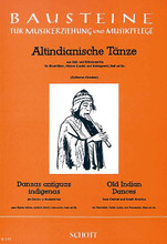 Old Indian Dances (Performance Score). Edited by Guillermo Graetzer. For Guitar, Percussion, Electric Bass, Recorder Ensemble (Score). Bausteine fur Musikerziehung und Musikpflege. Playing score. 40 pages. Schott Music #B159. Published by Schott Music.

Recorders (SATB), guitar and percussion, bass guitar ad lib.