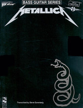 Metallica (Black) - Bass ((Black) For Bass). By Metallica. For Bass. Bass Guitar Series. Metal and Hard Rock. Difficulty: medium. Bass tablature songbook. Bass tablature, standard notation, vocal melody, lyrics, chord names and bass notation legend. 68 pages. Cherry Lane Music #5911. Published by Cherry Lane Music.

Matching folio to their critically acclaimed self-titled album. Includes: Enter Sandman * Sad But True * The Unforgiven * Don't Tread On Me * Of Wolf And Man * The God That Failed * Nothing Else Matters * and 5 more metal crunchers.