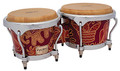 Master Fantasy Siam Series Bongos (7 inch. & 8-1/2 inch.). For Bongos. Tycoon. Tycoon Percussion #TBF-800CF1. Published by Tycoon Percussion.

Constructed of hand-selected, aged Siam Oak wood, these bongos feature Chrome Deluxe hoops and large 5/16″ diameter tuning lugs. Numerous layers of super high-gloss are applied and polished to create an attractive mirror-like exterior coat. The bongos feature premium quality water buffalo skin heads, and a tuning wrench is included.