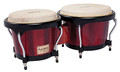 Artist Series Hand-Painted Red Finish Bongos (7 inch. & 8-1/2 inch.). For Bongos. Tycoon. Tycoon Percussion #TB-80BHPR. Published by Tycoon Percussion.

Ideal for the working percussionist! Constructed of hand-selected, aged Siam Oak wood, these bongos feature black powder-coated Classic Pro hoops and large 5/16″ diameter tuning lugs. They also feature high quality water buffalo skin heads, and a distinct, hand-painted super high-gloss finish. Tuning wrench included.