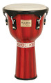 Artist Series Hand-Painted Red Finish Djembe (12 inch.). For Djembes. Tycoon. Tycoon Percussion #TJ-72BHPR. Published by Tycoon Percussion.

Ideal for the working percussionist! Constructed of hand-selected, aged Siam Oak wood, this djembe features a black powder-coated Deluxe hoop, reinforced side plates with 5/16″ diameter tuning lugs, and backing plates. It is 22″ tall, with a 12″ diameter head made of hand-picked premium quality goat skin. Super high-gloss finishing is applied to the drum, and as the name suggests, highly-skilled craftsmen painted the distinct color. A tuning wrench is included.