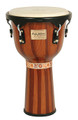 Artist Series Hand-Painted Brown Finish Djembe (12 inch.). For Djembes. Tycoon. Tycoon Percussion #TJ-72BHPBR. Published by Tycoon Percussion.

Ideal for the working percussionist! Constructed of hand-selected, aged Siam Oak wood, this djembe features a black powder-coated Deluxe hoop, reinforced side plates with 5/16″ diameter tuning lugs, and backing plates. It is 22″ tall, with a 12″ diameter head made of hand-picked premium quality goat skin. Super high-gloss finishing is applied to the drum, and as the name suggests, highly-skilled craftsmen painted the distinct color. A tuning wrench is included.