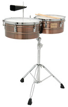 Antique Copper Shell Timbales (14 inch. & 15 inch.). For Timbales. Tycoon. Tycoon Percussion #TTI-1415AC. Published by Tycoon Percussion.
Product,66503,Brushed Chrome Shell Timbales "