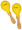 Yellow Plastic Maracas tycoon. Tycoon Percussion #TMP-Y. Published by Tycoon Percussion.