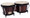 Artist Series Hand-Painted Brown Finish Bongos (7 inch. & 8-1/2 inch.). For Bongos. Tycoon. Tycoon Percussion #TB-80BHPBR. Published by Tycoon Percussion.

Ideal for the working percussionist! Constructed of hand-selected, aged Siam Oak wood, these bongos feature black powder-coated Classic Pro hoops and large 5/16″ diameter tuning lugs. They also feature high quality water buffalo skin heads, and a distinct, hand-painted super high-gloss finish. Tuning wrench included.