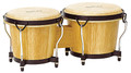 Ritmo Series Natural Finish Bongos (6 inch. & 7 inch.). For Bongos. Tycoon. Tycoon Percussion #TB-8BN. Published by Tycoon Percussion.

The Ritmo Series Bongos are constructed of aged Siam Oak, featuring 6″ x 7″ shells, black powder-coated Classic Pro hoops and large 1/4″ diameter tuning lugs. Perfect for beginner bongo players, they also include a natural matte finish, high quality water buffalo skin heads, and a tuning wrench.