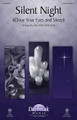 Silent Night (Close Your Eyes and Sleep) by Franz Xaver Gruber and Heather Sorenson. Arranged by Heather Sorenson. For Choral (SATB). PraiseSong Christmas Series. 12 pages.

Uses: Christmas Eve, Christmas

Scripture: Matthew 9:35-36; Luke 2:1-20

Heather Sorenson has added a new refrain to the classic Christmas Eve carol, and the result is this beautiful lullaby to the Baby in the manger. With its light contemporary feel, this stunning anthem will appeal across the generations. Score and parts (fl, ob, cl, perc, dm, synth, rhythm, vc) available as a digital download.

Minimum order 6 copies.