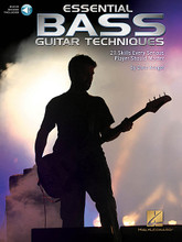 Essential Bass Guitar Techniques (21 Skills Every Serious Player Should Master). For Bass. Guitar Educational. Softcover Audio Online.

Would Jaco Pastorius have been so innovative without great finger style technique and the use of harmonics? Can you imagine a Red Hot Chili Peppers song without Flea's slap bass? Or how about Primus without Les Claypool's quirky slap and tap technique? Essential Bass Guitar Techniques teach you all of these skills with carefully crafted exercises and inspiring musical examples, which are featured on the accompanying audio. If you're tired of faking your way through your favorite songs because you've always neglected to learn that one special technique, you need this book. Stop skipping over the intricate details and start sounding like a seasoned professional!

Includes access to 86 audio tracks and examples online.

Online audio is accessed at halleonard.com/mylibrary