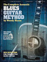 The Complete Acoustic Blues Guitar Method for Guitar. Music Sales America. Softcover Audio Online. 128 pages.

Woody Mann's teaching method for acoustic blues guitar is exactly what every aspiring blues player needs. Using his vast first-hand knowledge of the genre he has written a selection of pieces that present different blues styles into individual performances which make their essential techniques accessible as never before. The 51 instrumentals featured include many styles of acoustic blues that span ragtime, Mississippi Delta open-tuning numbers and the folk-blues sounds of the Carolinas. These are all included with the book in a dropcard with downloadable audio.