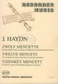Twelve Minuets for Recorder (or other melodic instrument) & Guitar by Franz Joseph Haydn (1732-1809). Arranged by Mosóczi Vági. This edition: Z12915. EMB. 8 pages. Published by Editio Musica Budapest.