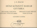 20 Easy Pieces (Guitar Solo). By Johan Sebastian Bach. Arranged by László Szendrey-Karper and L. EMB. 35 pages. Editio Musica Budapest #Z8500. Published by Editio Musica Budapest.