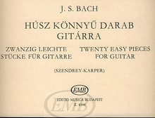 20 Easy Pieces (Guitar Solo). By Johan Sebastian Bach. Arranged by László Szendrey-Karper and L. EMB. 35 pages. Editio Musica Budapest #Z8500. Published by Editio Musica Budapest.