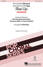 Rise Up ((from Epic)). By Beyonce. Arranged by Kirby Shaw. For Choral (SSA). Pop Choral Series. Published by Hal Leonard.

“Be who you are” is the uplifting message of this song by Beyoncé from the soundtrack to the film Epic. An inspirational selection for choirs of all levels!

Minimum order 6 copies.