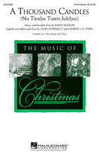 A Thousand Candles ((Nu Tandas Tusen Juleijus)). Arranged by George L.O. Strid and Mary Donnelly. For Choral, Flute (3-Part Mixed). Sacred Christmas Choral. 12 pages.

Peace on earth and peace within are the themes of this popular Swedish Christmas song, arranged here with English lyrics and flute obbligato. Easily-learned in a minimum of rehearsal, this selection will showcase young choirs at their best.

Minimum order 6 copies.