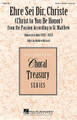 Ehre Sei Dir, Christe (Christ to You Be Honor) (from the Passion according to St. Matthew). By Heinrich Schütz and Heinrich Sch. Edited by Matthew Michaels. For Choral (SATB). Treasury Choral. 8 pages. Published by Hal Leonard.

Heinrich Schütz was one of the great German masters of vocal music, serving as a bridge between the early contrapuntal school of Palestrina and the later contrapuntal school of Bach and Handel. This motet illustrates both homophonic and contrapuntal techniques and concludes Schütz's setting of The St. Matthew Passion. Available: SATB a cappella. Duration: ca. 2:13.

Minimum order 6 copies.