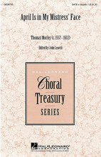April Is in My Mistress' Face (SATB). By Thomas Morley (1557-1602). Arranged by John Leavitt. SATB. Treasury Choral. Festival. 8 pages. Published by Hal Leonard.

Here is the famous madrigal by Thomas Morley in a new performing edition. Ideal for chamber, madrigal and concert choirs, this gentle work offers superb opportunities for developing style, intonation and blend. Available separately: SATB a cappella. Performance Time: Approx. 1:30.

Minimum order 6 copies.