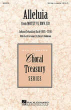 Alleluia ((from Motet VI, BWV 230)). By Johann Sebastian Bach (1685-1750). Arranged by Russell L. Robinson. For Choral (SSA Optional a cappella). Treasury Choral. Sacred. 12 pages. Published by Hal Leonard.

Treble choruses can experience Baroque style and performance practice in this setting from Bach's Motet VI. Performed a cappella or with the continuo accompaniment, it will make a fine addition to honor choir or festival concerts. Duration: ca. 2:15.

Minimum order 6 copies.