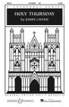 Holy Thursday (Cathedral Series). By James Lavino. For Choral (SATB). BH Brunelle Cathedral Series. 28 pages. Boosey & Hawkes #M051482375. Published by Boosey & Hawkes.

Combining the Ubi Caritas text with two dramatically different “Holy Thursday” texts of the same name by William Blake, James Lavino has created a work for SATB divisi choir, SATB semi-chorus and organ that is both thrilling and thought provoking. Chosen by Philip Brunelle for the Cathedral series and performed by his world renowned “Vocal Essence” choir, this work requires both advanced singers and conductor but produces a powerful emotional impact. Duration ca. 6 minutes.

Minimum order 6 copies.