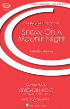 Snow on a Moonlit Night 2-Part. CME Beginning Series. Published by Hal Leonard.

This beautiful text tells a lovely story of a simple snowfall. Imagine the glow of the moon permeating the darkness of a chilly winter evening. From beginning to end, this is winter's invitation to our imaginations. This setting of the beautiful melody by Smetena from The Moldau is a treasure for treble voices.

Minimum order 6 copies.