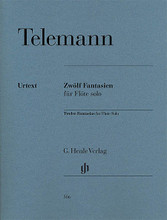 Twelve Fantasias for Flute Solo TWV 40:2-13 by Georg Philipp Telemann (1681-1767). Edited by Marion Beyer. For Flute. Henle Music Folios. Softcover. 46 pages. G. Henle #HN556. Published by G. Henle.

Aside from the Partita in A minor by Johann Sebastian Bach (HN 457) and the Sonata in a minor by his son Carl Philipp Emanuel (HN 555), it was also mainly Telemann's 12 Fantasias that enriched the solo flute repertoire in the first half of the 18th century. Telemann's cycle evidently had a great influence on the flautist's world. The composer had his Fantasias published in 1727 (he might even have engraved the edition himself). The work was soon considered to be exemplary and caught on. This edition is based on Telemann's print, which is also reproduced as a facsimile in the edition. The flute expert Rachel Brown has provided commentary with details regarding performance practice.