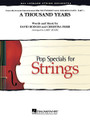 A Thousand Years (from The Twilight Saga: Breaking Dawn, Pt. 1). By Christina Perri and David Hodges. Arranged by Larry Moore. For String Orchestra (Score & Parts). Pop Specials for Strings. Grade 3-4. Published by Hal Leonard.