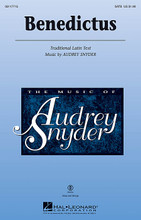 Benedictus by Audrey Snyder. For Brass, Choral, Strings (SATB). Festival Choral. 8 pages. Published by Hal Leonard.

“Blessed is he that comes in the name of the Lord.” Set in an expressive 3/4 meter, the Latin text and carefully crafted vocal textures create a wonderful harmonic work. Ideal concert/festival use, it may be performed with keyboard only or with the optional strings and brass of the chamber orchestration. Available separately: SATB, 3-Part Mixed, SSA. Instrument parts available as a digital download (tpt 1, tpt 2, euph, tbn 1, tbn 2, vln 1, vln 2, vla, vc, db). Duration: ca. 2:15.

Minimum order 6 copies.