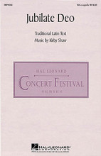 Jubilate Deo by Kirby Shaw. For Choral (SSA A Cappella). Choral. Festival, Sacred. 4 pages. Published by Hal Leonard.

Your women's ensemble will shine with this joyous a cappella original. Powerful and joyous in expression, this is an ideal concert/festival opener. Available separately: SSA. Performance Time: Approx: 1:15.

Minimum order 6 copies.