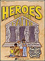 Heroes of the Faith - Preview CD (Sacred Children's Musical). Arranged by (Houston Children's Choir Series). For Children's Choir (Preview CD). Fred Bock Publications. CD only. Fred Bock Music Company #BG7571. Published by Fred Bock Music Company.

HEROES OF THE FAITH is a unique field trip. Biblical characters come to life to teach modern day children how to become heroes. The children learn lessons of faith when they discover David, Deborah, Elijah and Moses while touring a museum exhibition. These Bible heroes tell about their exciting adventures and how ordinary people become extraordinary heroes who can change the world - or at least their world - when they listen and follow God's command.

Available: Accompanist/Director's Edition, Singer's Edition 5pak, Preview Cassette, Choir Cassette Pak (contains 12 preview cassettes for individual rehearsal), Accompaniment/Split Track Cassette, Accompaniment/Split Track CD. Performance Time: 40 minutes. Grades 1-6.

A preview CD contains the full-length audio recording of a children's musical.