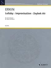 Lullaby - Improvisation - Zeybek Air for Violin and Piano string. Softcover.