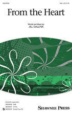 From the Heart (Together We Sing Series). By Jill Gallina. SAB. Choral. 16 pages. Published by Shawnee Press.

“There are people who care and who always are there when we need a helping hand.” These inspirational words sing beautifully in this gentle and uplifting setting for young voices. It's a wonderful choice for the moments celebrating those who give “from the heart” for the good of humankind.

Minimum order 6 copies.