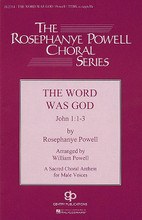 The Word Was God by Rosephanye Powell. Arranged by William Powell. For Choral (TTBB A Cappella). Gentry Publications. 12 pages. Hal Leonard #JG2314. Published by Hal Leonard.

Minimum order 6 copies.