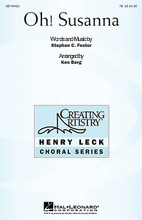 Oh Susanna arranged by Ken Berg. For Choral (TB). Henry Leck Creating Artistry. 12 pages. Published by Hal Leonard.

Perfect for beginning men's groups, the solid vocals are coupled with a rhythmic accompaniment that really moves this arrangement along. Includes an optional third part for TBB groups. Available separately: TB. Time approx. 3:00.

Minimum order 6 copies.