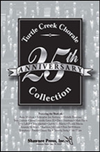 The Turtle Creek Chorale Collection (Turtle Creek Series). By Various. For Choral (TTBB). Shawnee Press. 119 pages. Shawnee Press #GC0001. Published by Shawnee Press.

The Turtle Creek Chorale, one of the world's finest men's choruses, is turning 25. In celebration, Shawnee Press has published eleven new pieces performed by this amazing group in one, outstanding choral collection for TTBB voices. Included in the book are superb settings of everything from a lush Psalm to a rousing Harriet Tubman and composed or arranged by well-known names such as David Friedman * Joseph Martin * Mark Hayes * Rosephayne Powell * Pamela Martin * Timothy Seelig * and many others.