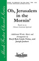 Oh, Jerusalem in the Mornin' arranged by Buryl Red, Joseph Joubert, and Linda Twine. For Choral (TTBB). Mark Foster. Choral. 20 pages. Shawnee Press #MFC0002. Published by Shawnee Press.

Here is the novelty choral of the year complete with a menagerie of barnyard animals announcing the birth of the Savior. This is a terrific program closer when something lighter, but not simple, is demanded. A choral tour de force!

Minimum order 6 copies.