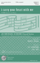 i carry your heart with me by David C. Dickau and e e cummings. For Choral (TTBB). Walton Choral. 16 pages. Walton Music #WJMS1111. Published by Walton Music.

Following the solid success of Dickau's SATB setting of the beautiful love poem by e.e. cummings, here is his musical arrangement for men's voices. It is an impressive, yet romantically intimate piece, suited for festival high school, college and beyond. Also available for SATB and SSAA. Duration: ca. 4:00.

Minimum order 6 copies.