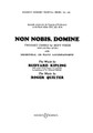 Non Nobis, Domine by Roger Quilter (1877-1953). For Choral, Chorus, Piano (TBB). Boosey & Hawkes Sacred Choral. 6 pages. Boosey & Hawkes #M060021770. Published by Boosey & Hawkes.

Second Bass part, ad lib.