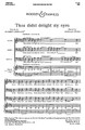 Thou Didst Delight My Eyes by Gerald Finzi (1901-1956). For Choral, Chorus (TBB A Cappella). BH Secular Choral. 8 pages. Boosey & Hawkes #M051454563. Published by Boosey & Hawkes.

Text by Robert Bridges.

Minimum order 6 copies.