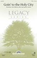 Goin' to the Holy City by Joseph M. Martin. For Choral (TTBB). Glory Sound. Bass/Percussion, Tracks, General Use, All Saints Day, Homecomings, Missions, Youth Choirs and Sacred. 12 pages. GlorySound #C5076. Published by GlorySound.

Uses: General, All Saints Day, Concert

Scripture: Revelation 21:2; Ezra 1:1-4

Beginning with the languid strains of a stunning low voice solo, and incorporating the traditional spiritual, “City Called Heaven,” this compelling anthem is a mixture of styles. The stately opening surrenders to a jazzy theme that is contagious in its “vibe” using the words almost as a rhythm instrument. The solo returns with choral backup, and the anthem ends with soulful exclamations celebrating the hope of heaven. Now available in three voicing options! Available separately: SATB, TTBB, SSAA, Rhythm Pack (Guitar, Bass, Drums), StudioTrax CD (Accompaniment, Split-Trax, Performance), Orchestration (Score & parts for Flute 1&2, Clarinet 1&2, Bassoon, Horn 1&2, Trumpets 1-3, Trombone 1&2, Bass Trombone/Tuba, Drum Set, Piano, Violin 1&2, Violin, Cello, Double Bass). Duration: ca. 3:14.

Minimum order 6 copies.