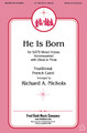 He Is Born by Traditional French Carol. For Choral, Flute, Oboe (SATB). Fred Bock Publications. 12 pages.

A plethora of new ideas is what Richard Nichols has brought to this French carol classic. Sounds of bagpipes, drums and brass emanate from the piano accompaniment. The obbligato oboe or flute brings more new colors to the carol, while the vocal parts carry the theme we know best. A superb anthem for the adult choir during the Christmas season!

Minimum order 6 copies.