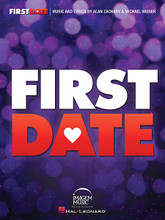 First Date (Vocal Selections). By Alan Zachary and Michael Weiner. For Piano/Vocal/Guitar. Vocal Selections. Softcover. 120 pages.

When blind date newbie Aaron is set up with serial-dater Casey, a casual drink at a busy New York restaurant turns into a hilarious high-stakes dinner. As the date unfolds in real time, the couple quickly finds that they are not alone on this unpredictable evening. In a delightful and unexpected twist, Casey and Aaron's inner critics take on a life of their own when other restaurant patrons transform into supportive best friends, manipulative exes and protective parents, who sing and dance them through ice-breakers, appetizers and potential conversational land mines. Can this couple turn what could be a dating disaster into something special before the check arrives? Our vocal selections collection includes 10 songs: First Impressions • I'd Order Love • The One • Safer • Something That Will Last • The Things I Never Said • and more.