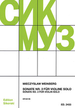 Sonata No. 2 Op. 95 Violin Solo string. Softcover. 16 pages. Hal Leonard #SIK2433. Published by Hal Leonard.