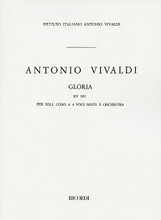 Gloria RV589 (Score). By Antonio Vivaldi (1678-1741). Edited by Gian Francesco Malipiero. For Choral, Orchestra (Score). Choral Large Works. 134 pages. Ricordi #R131412. Published by Ricordi.

For 2 Sopranos, Contralto, SATB Chorus and Orchestra.

Songs:

    Et in terra pax (Vivaldi-Gloria) 
    Laudamus te 
    Propter Magnum Gloria 
    Domine Deus (Vivaldi-Gloria) 
    Agnus Dei (Vivaldi-Gloria) 
    Qui sedes (Vivaldi-Gloria) 
    Cum Sancto Spiritu (Vivaldi-Gloria) 
    Domine Fili Unigenite 
    Gloria in excelsis Deo