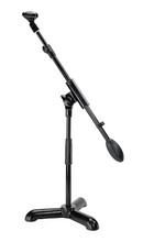 MB1 - Mini Boom Stand samson Audio. General Merchandise. Hal Leonard #MB1. Published by Hal Leonard.

The ideal low profile boom stand for miking drums, speakers and anything close to the floor. Heavy-duty adjustable boom mic stand, die-cast and steel construction. Mic clip included.