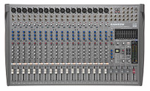 L2000 - 20-Channel/4-Bus Professional Mixing Console samson Audio. General Merchandise. Hal Leonard #SAL2000. Published by Hal Leonard.

Expanding on the success of the L Series mixers, Samson has created the L2000, a 20-channel/4-bus professional mixing console. Ideal for small and medium size venues and applications of varying sizes where you still want all the comprehensive, professional features of a large console, the L2000 bridges the gap between size and functionality. Perfect for installation purposes or as a portable mixer for gigging bands, the L2000 provides 16 mono mic/line channels with studio-quality microphone preamps and 3-band swept mid EQ. In addition, the console features 2 stereo line channels with mic preamps and 4-band EQ, along with 3 aux sends plus an EFX send. The L2000 also offers XLR and 1/4-inch stereo main outputs as well as insert points for mono mic/line inputs, group outputs and stereo main outputs. We've designed large, backlit mute buttons that make console navigation in dimly lit club and theater settings easy and convenient. Additionally, there's two large 12-segment LED meters for the main mix and PFL/Solo. We even gave these mixers the versatility to create a variety of effects settings so you can deliver a different set of effects to your performers whenever the situation demands it. Combine all this with a 9-band stereo graphic EQ on the master output and you've got big console performance in a small console package. Like the larger L Series consoles, the L2000 includes USB functionality for computer recording and playback. And while there are more than a few mixing consoles with USB, the L2000 offers the capabilities to build a completely independent stereo mix specifically for your USB digital I/O. That means that-unlike many other mixers-your USB mix is not locked into your house mix. You can even use background tracks pre-recorded on a DAW and integrate them into the live performance directly from your computer. With everything you need to take a live performance to the next level, the L2000 puts the control in your hands and professionalism at your fingertips.