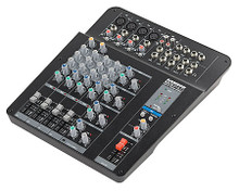 MixPad MXP124 (Compact, 12-Channel Analog Stereo Mixer). Samson Audio. General Merchandise. Hal Leonard #SAMXP124. Published by Hal Leonard.

Samson's all-new MixPad MXP124 Compact, 12-Channel Analog Stereo Mixer combines uncompromising sonic quality with roadworthy durability. The MXP124 boasts an ultra-low noise, high headroom design from every input to every output. The MXP124 features premium circuitry specifically designed to work with Samson's MDR (Maximum Dynamic Range) mic preamps to provide wide frequency range, definitive channel separation and natural response. This ensures that all your mixes originate from pure, authentic audio signals, making the MXP124 perfect for education, broadcast, band rehearsals and other live sound applications.