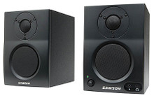 MediaOne BT3 (Active Studio Monitors with Bluetooth®). Samson Audio. General Merchandise. Hal Leonard #SAMBT3. Published by Hal Leonard.

Samson's MediaOne BT3 Active Studio Monitors are the ideal speakers for all your multimedia needs and feature the ability to connect to your smart phone, laptop or tablet via Bluetooth. Whether you're listening to music, producing tracks, watching videos or gaming, these monitors provide dynamic and reliable audio. MediaOne BT3 monitors feature the highest quality components, a stylish new look and are packaged as a stereo pair.